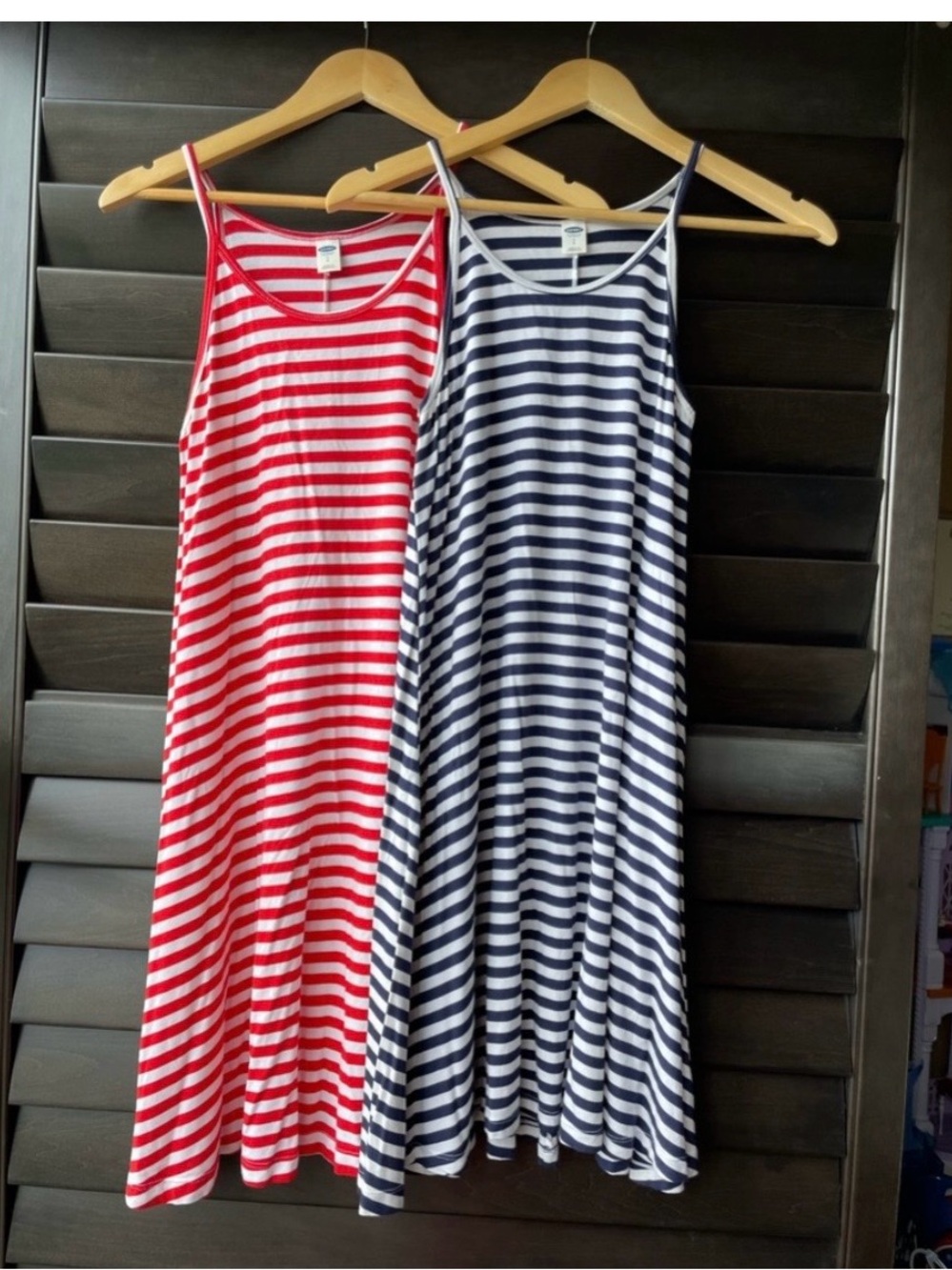 Old Navy lot of 2 striped summer dresses